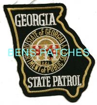 GEORGIA,GEORGIA STATE PATROL 1 STATE SHAPED_wm